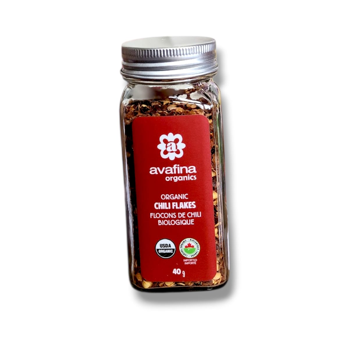 Avafina Organics Crushed Chili Flakes – 40g