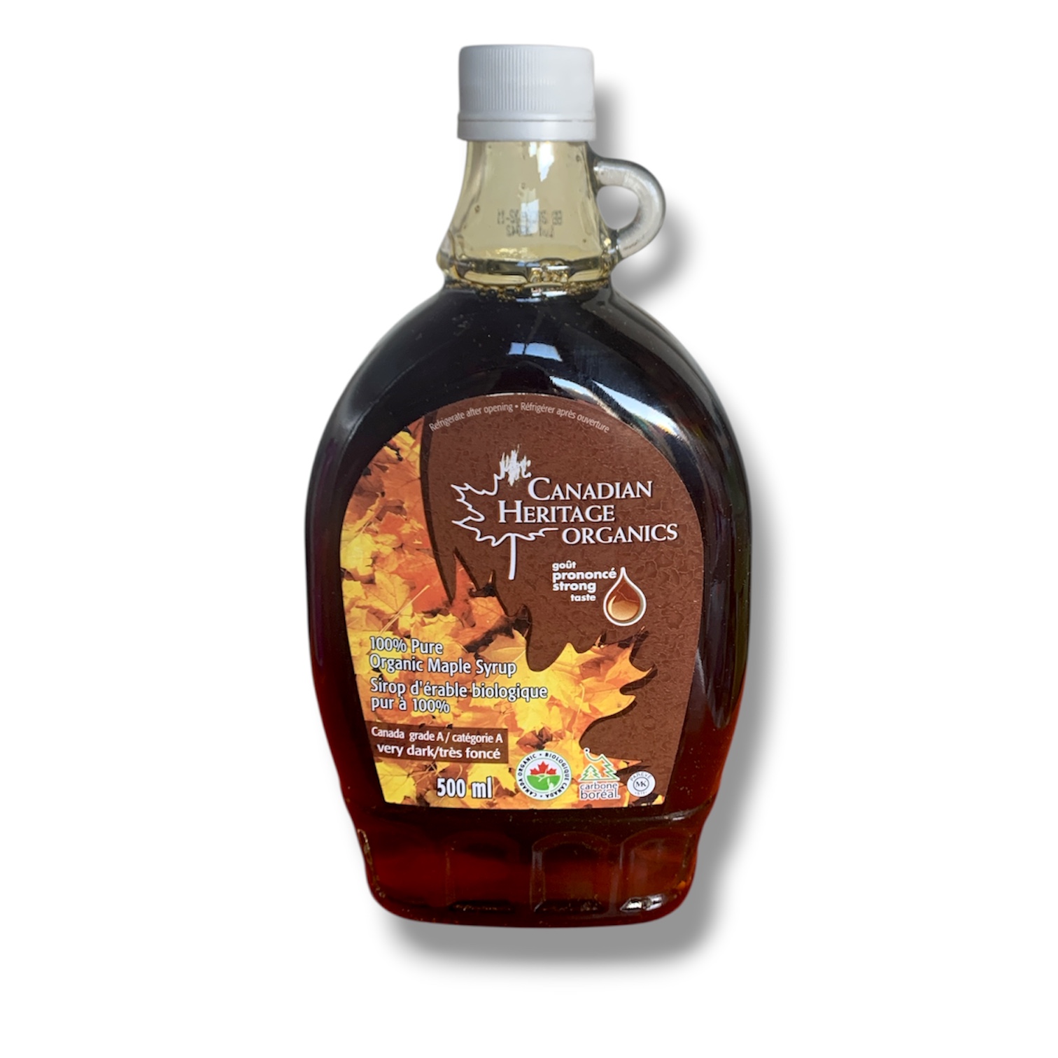 Canadian Heritage Organics Maple Syrup Very Dark (500mL)