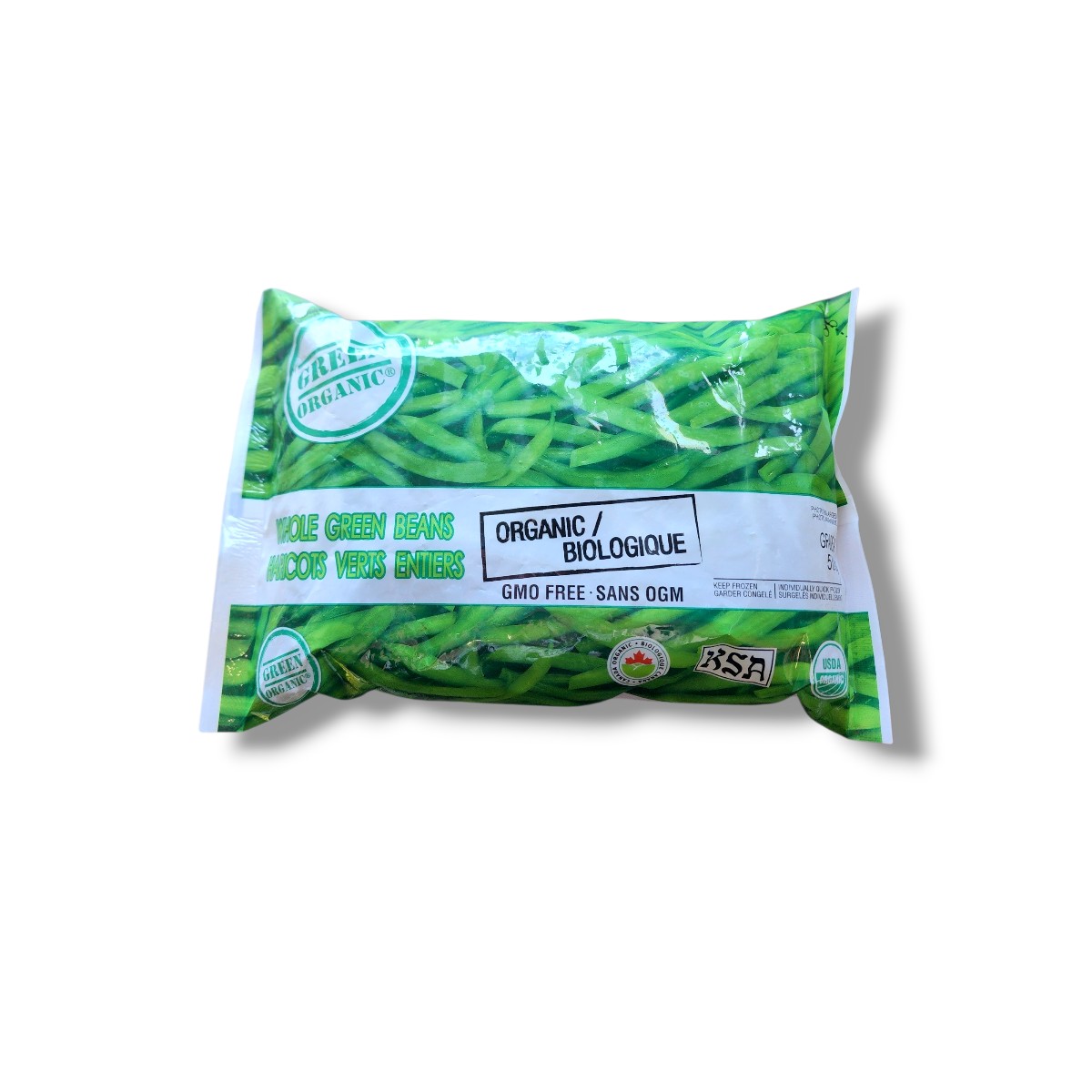 Green Organic Whole Green Beans (500g)