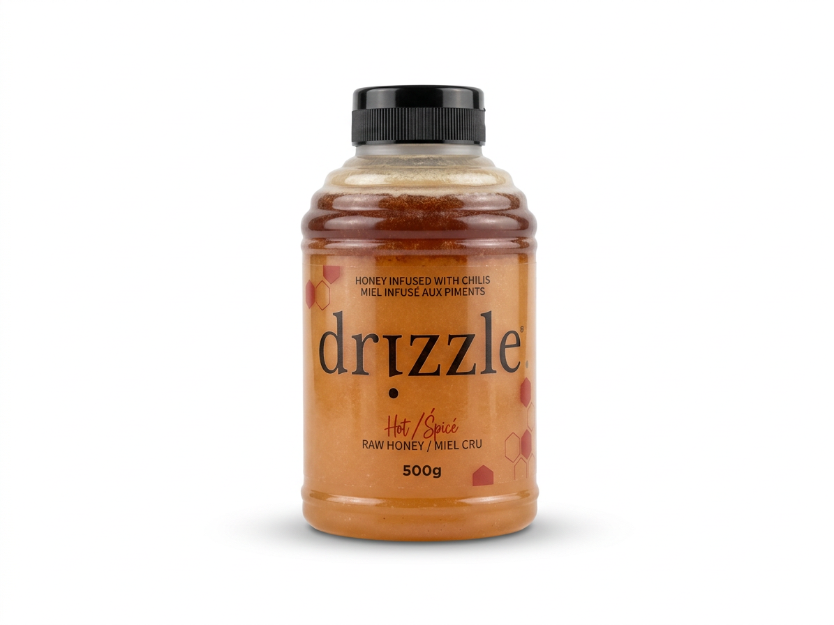 Drizzle Hot Raw Honey Infused With Chilis (500g)