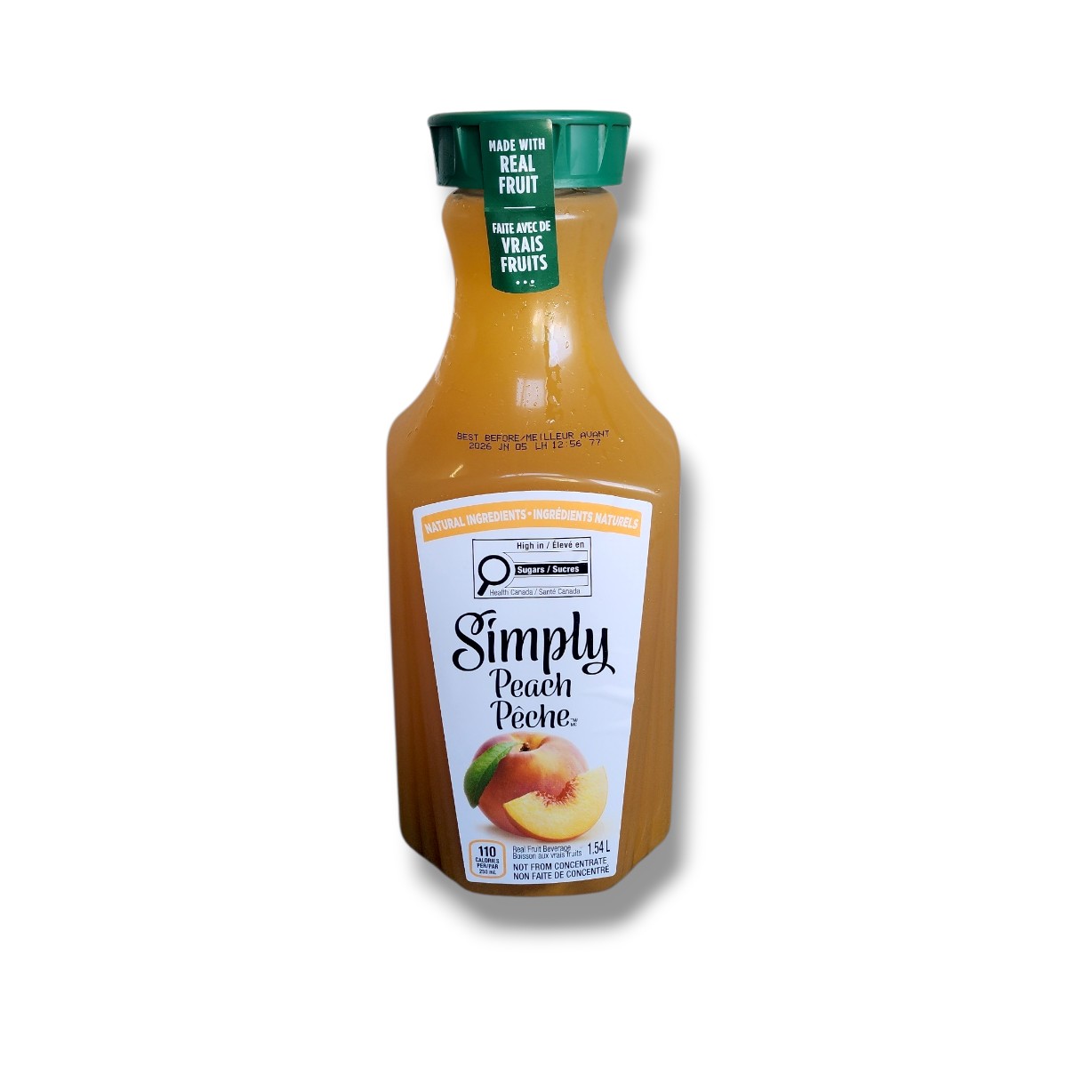 SImply Organic Peach Juice (1.54L) | Shop | Falcon Essentials