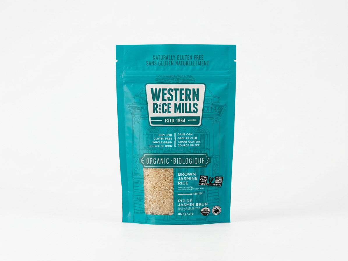 Western Rice mills Organic Brown Jasmine Rice (907g)