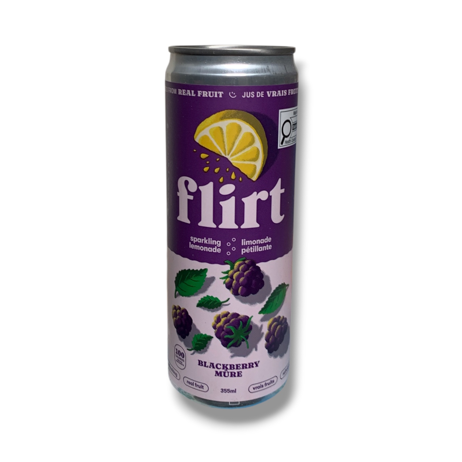 Flirt Sparkling Lemonade Blackberry (355mL)