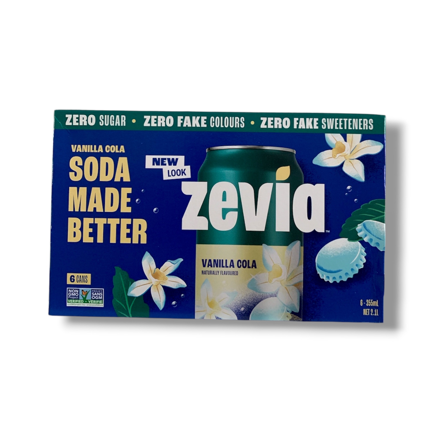 Zevia Vanilla Cola (6x355mL)