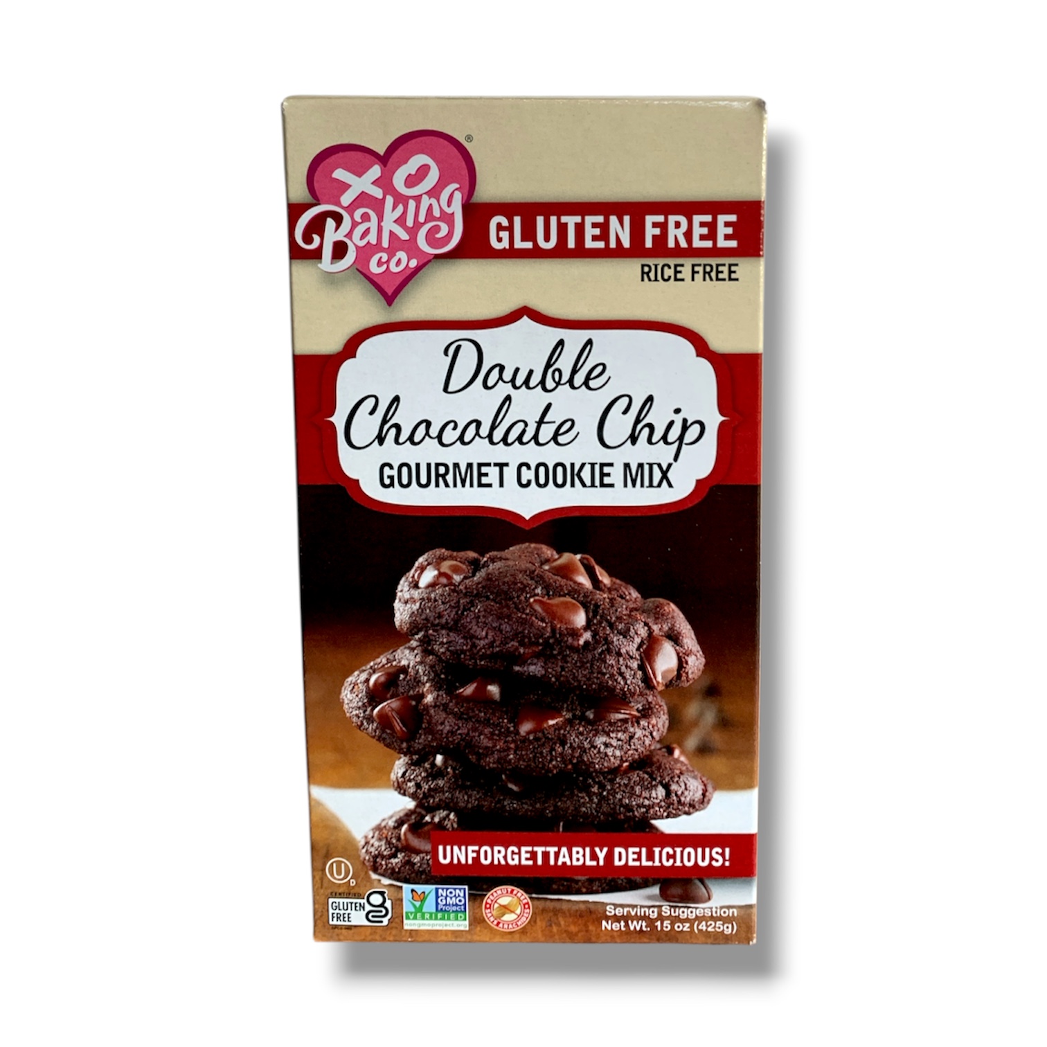 Xo Baking Co. Double Chocolate Chip Cookie Mix (425g)