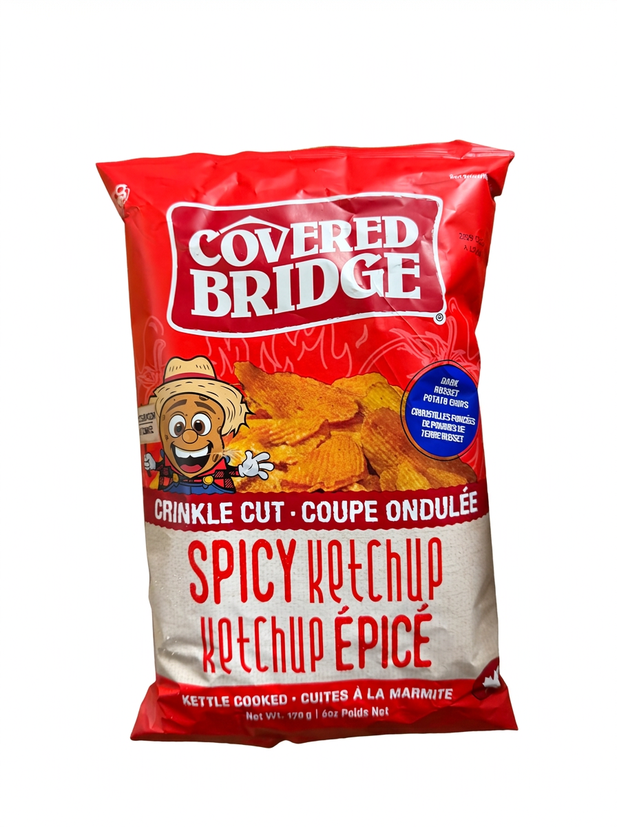 Covered Bridge Crinkle Cut Spicy Ketchup (170g)