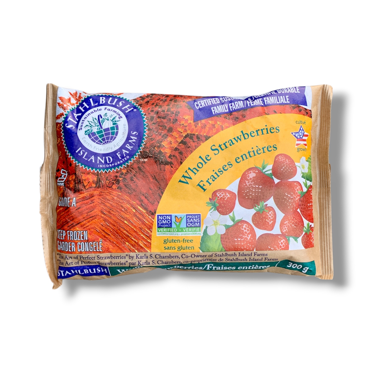 Stahlbush Whole Strawberries Frozen (300g)