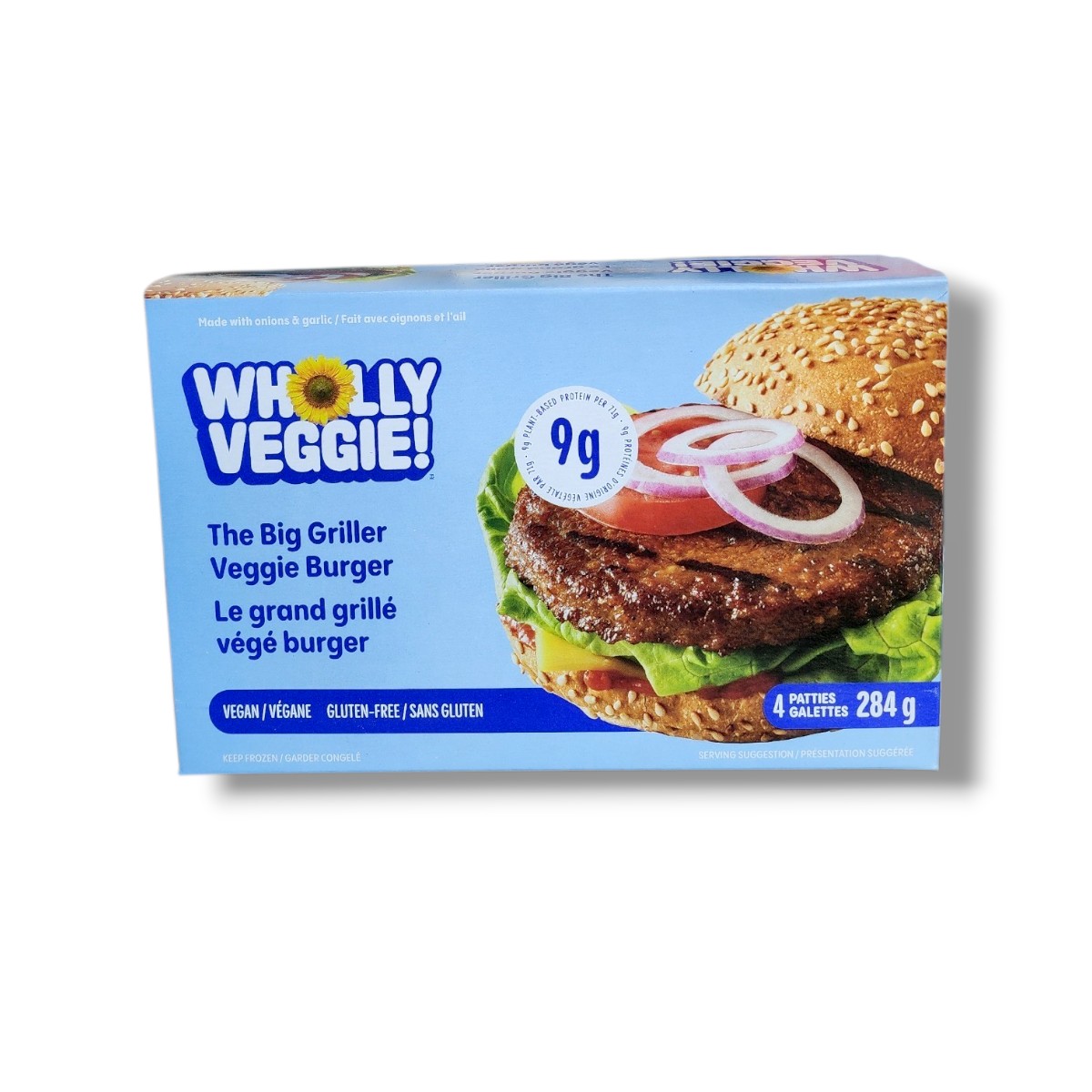 Wholly Veggie The Big GRiller Veggie Burger (284g)