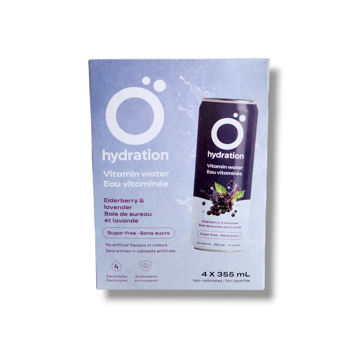Ö Hydration Vitamin Water Elderberry & Lavender (4x355mL)