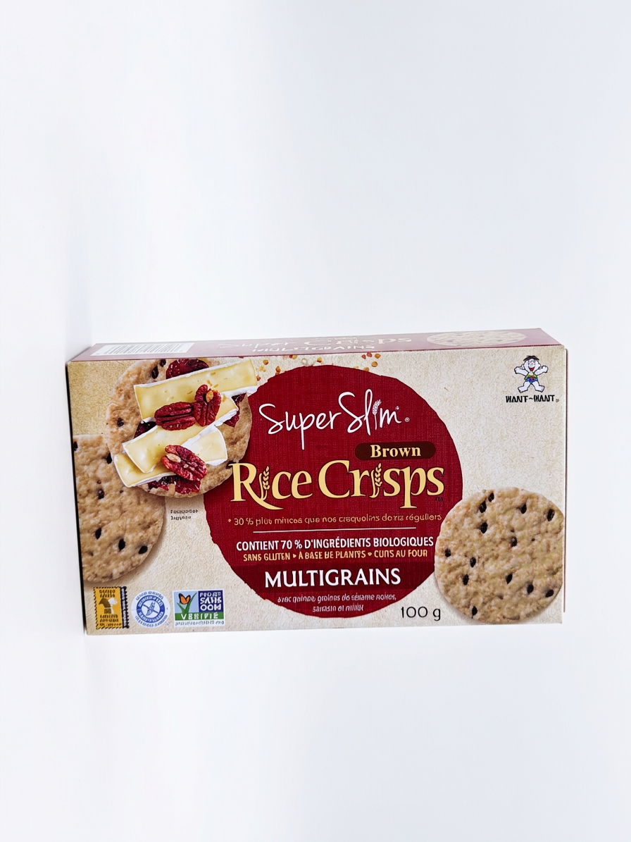 Super SLim Brown Rice Crisps Multigrain (100g)