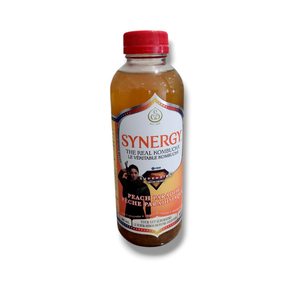 Synergy Raw Kombucha Peach Paradise (480mL)