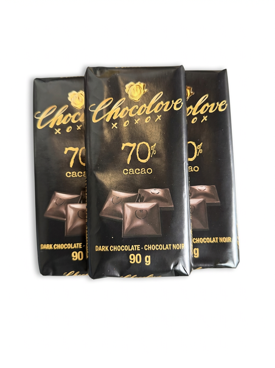 Chocolove 70% Cacao Dark Chocolate Bar (90g)