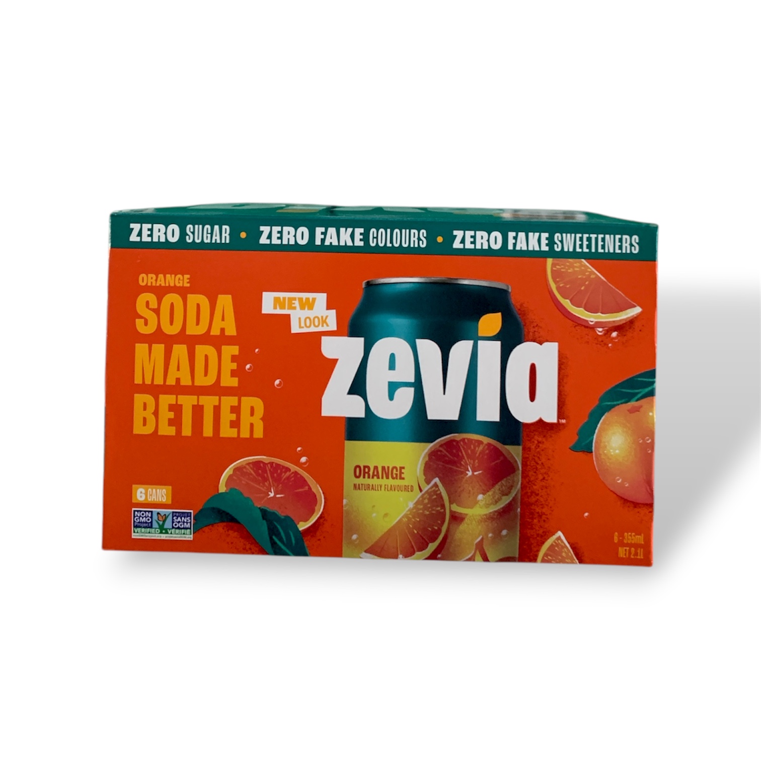 Zevia Orange Soda (6x355mL)