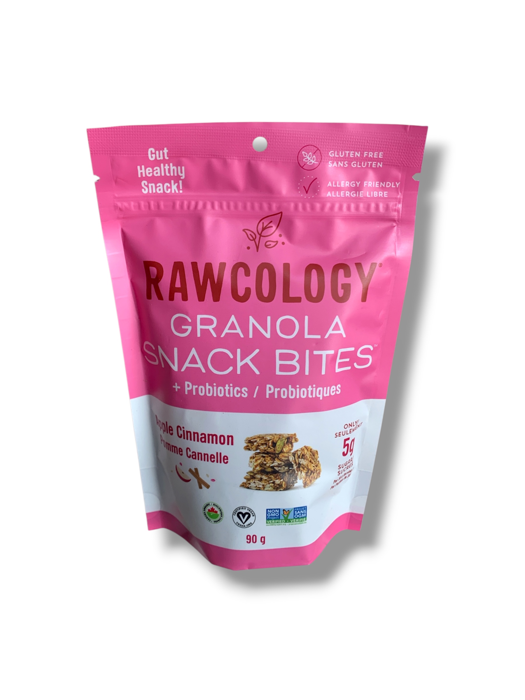 Rawcology Granola Snack Bites Apple Cinnamon (90g)