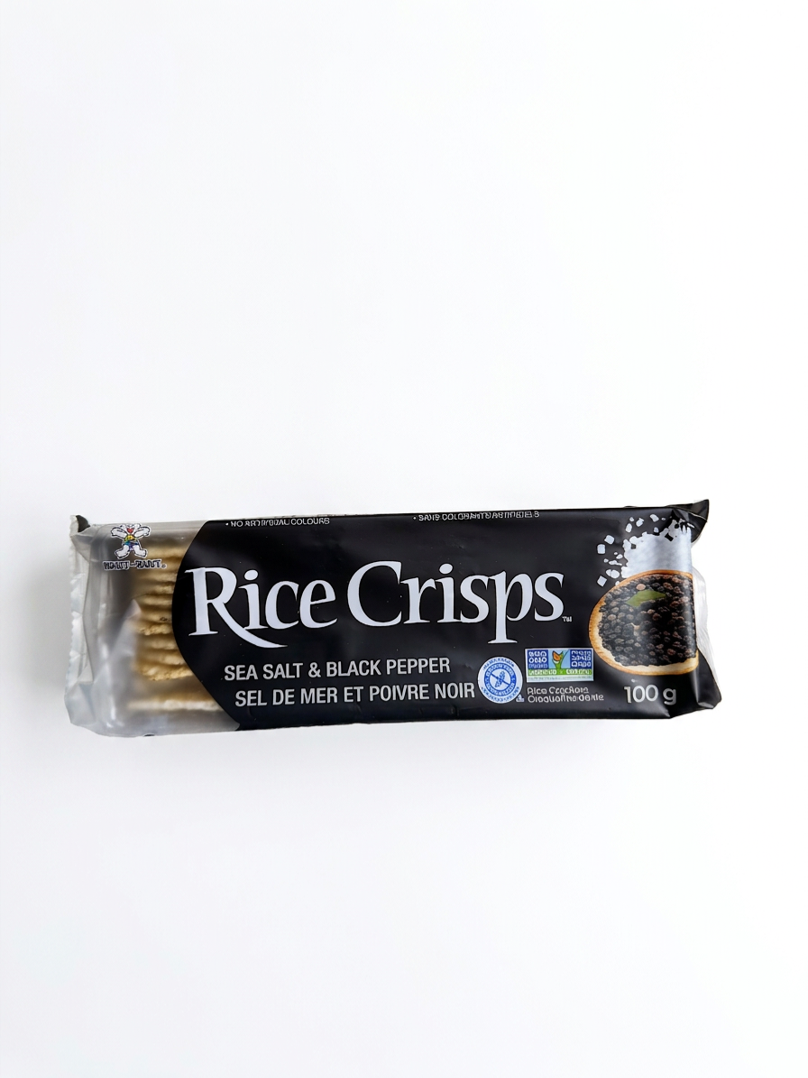 Rice Crisp Sea Salt & Black Pepper (100g)