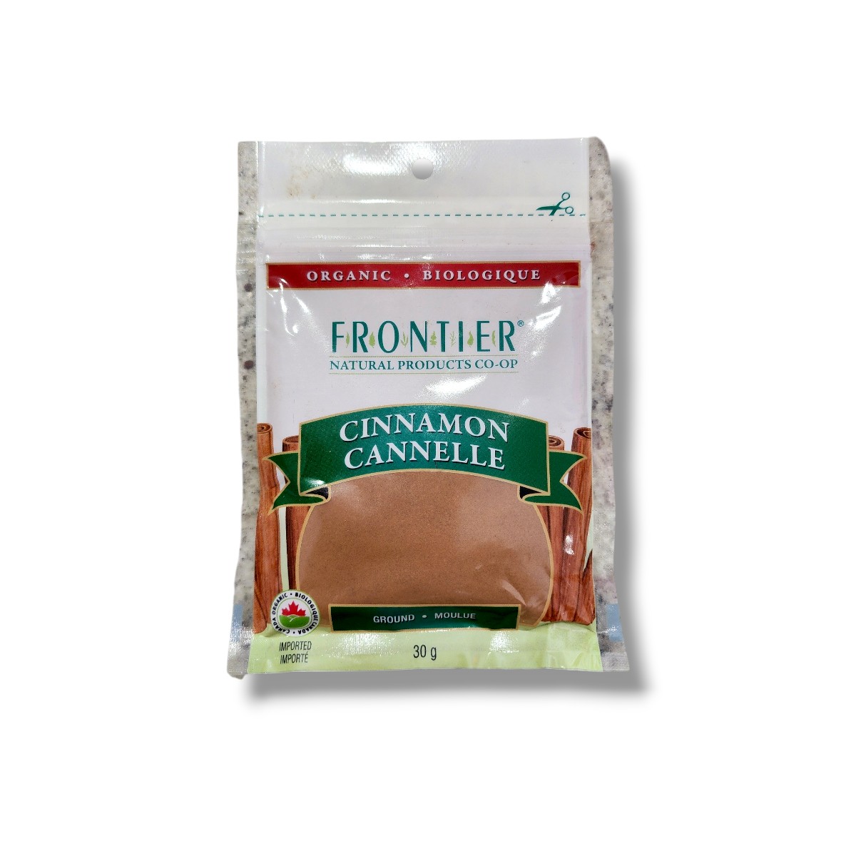 Fontier Organic Ground Cinnamon (30g)