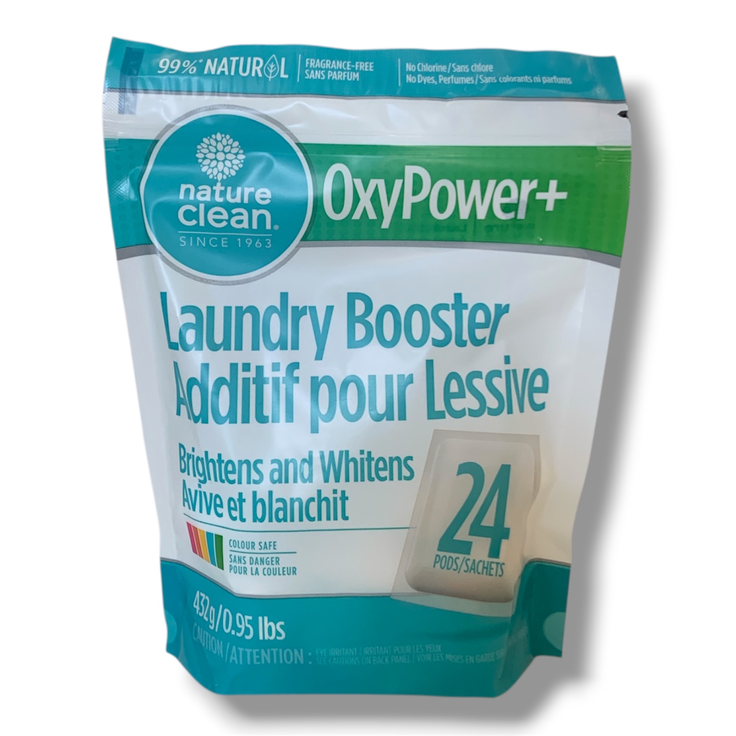 Nature Clean OxyPower Laundry Booster Brightnes & Whitenes (432g)