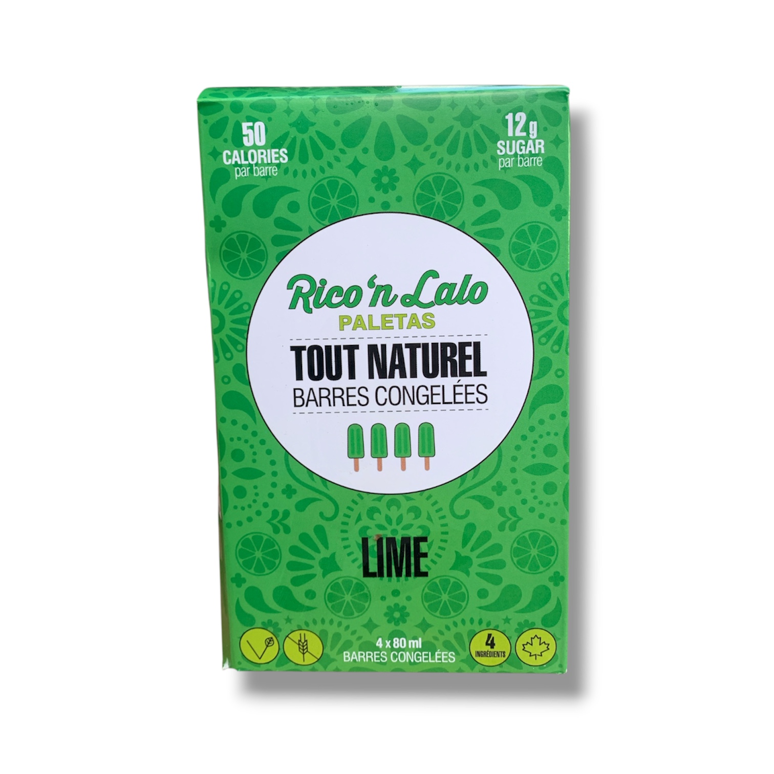 Rico'n Lalo Frozen Bars Lime (4x80m)