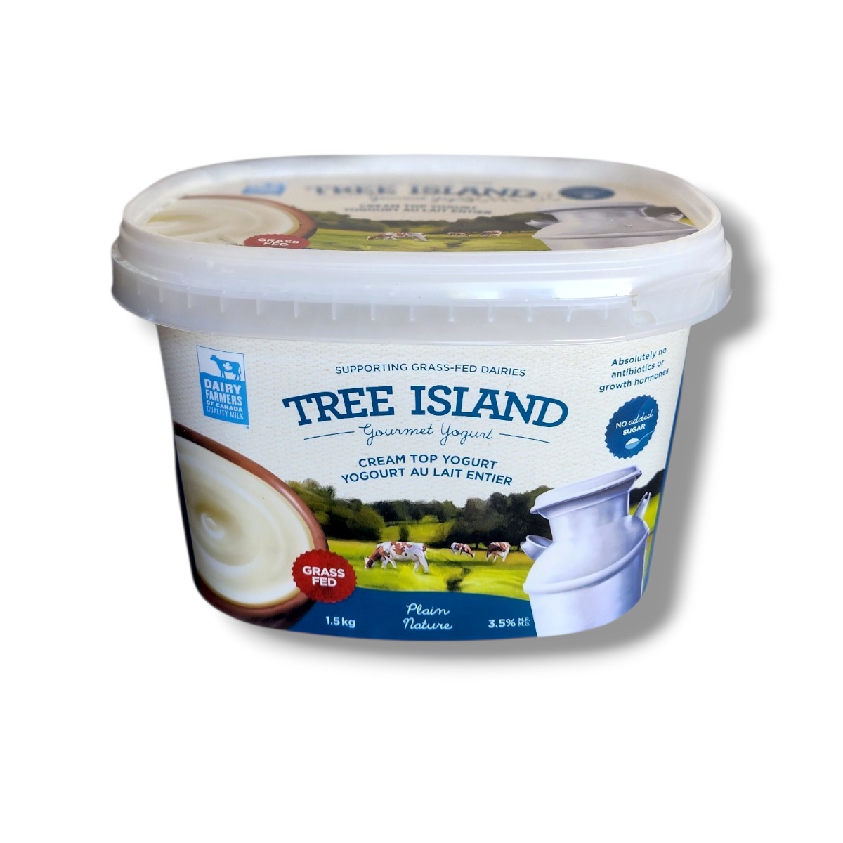 Tree Island Cream Top Yogurt Plain (1.5kg)