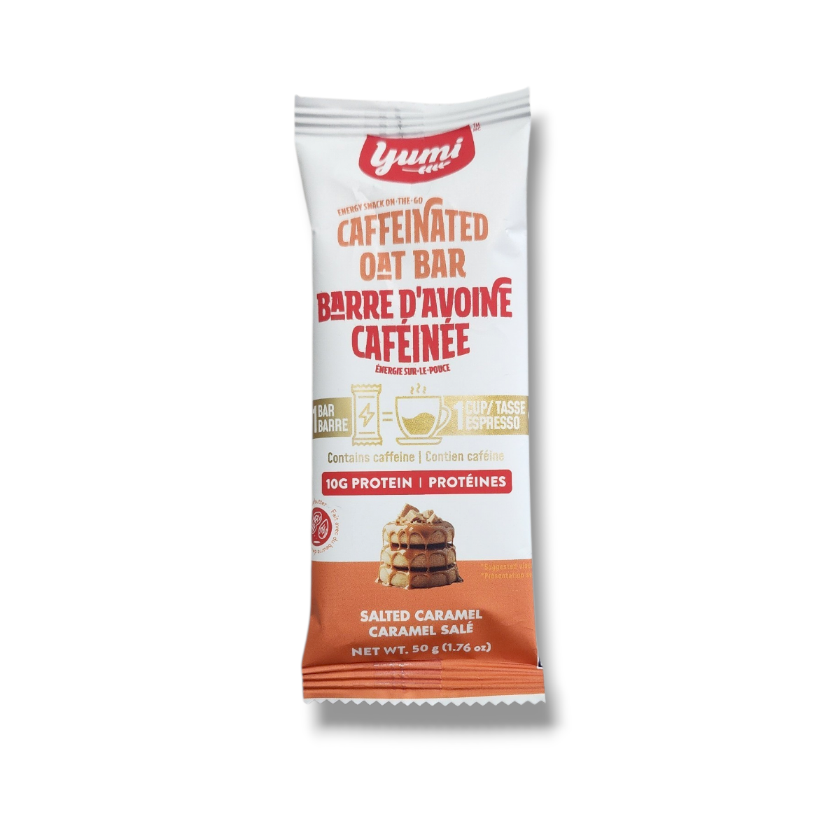Yumi Caffeinated Oat Bar Salted Caramel (50g)