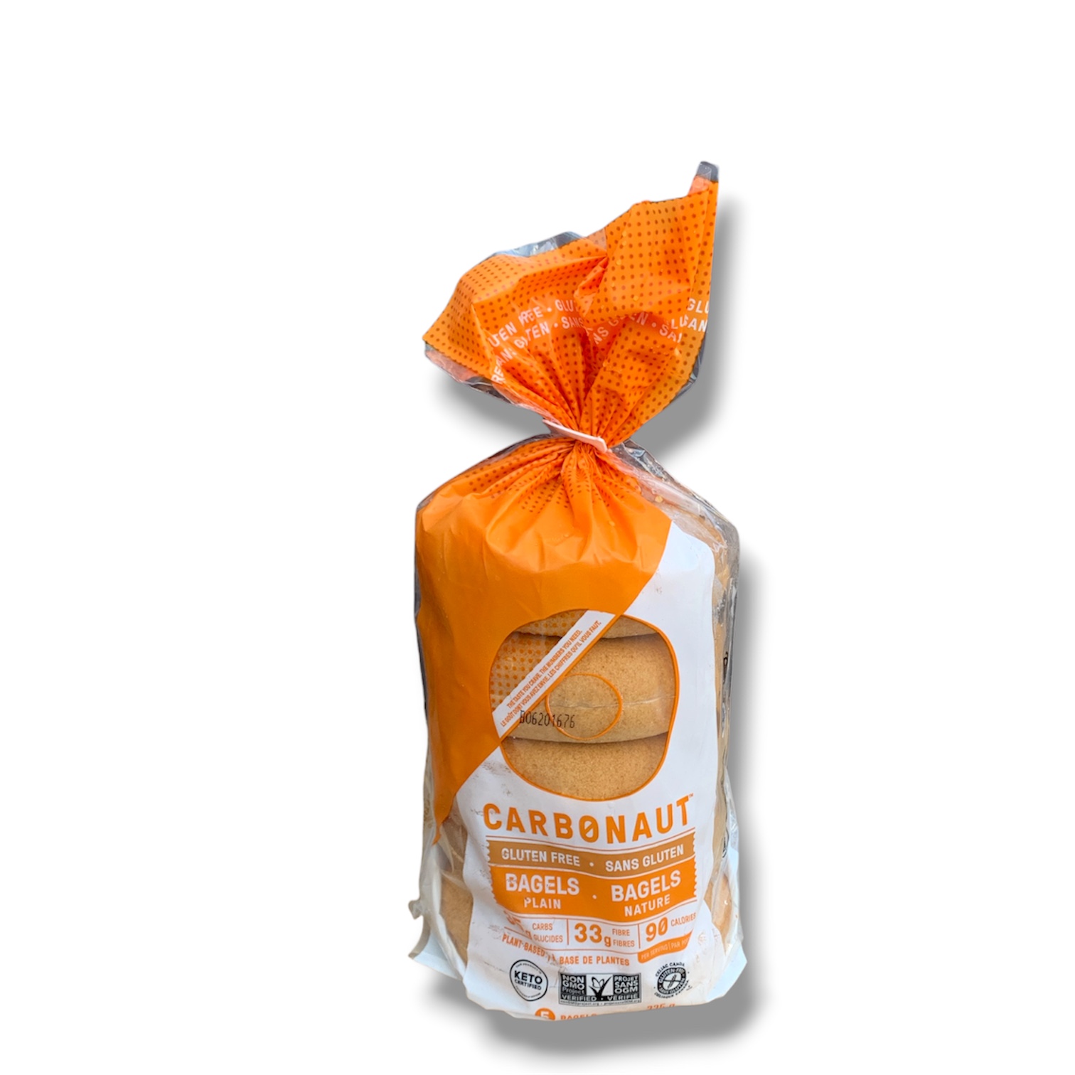 Carbonaut Gluten Free Plain Bagels (335g)
