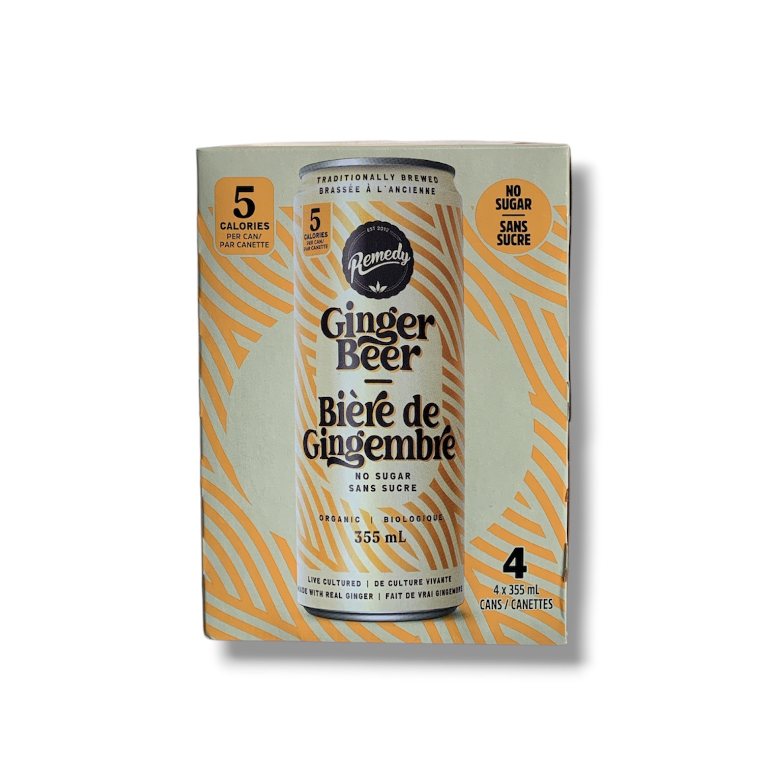 Remedy Ginger Beer Live Culture (4x355mL)