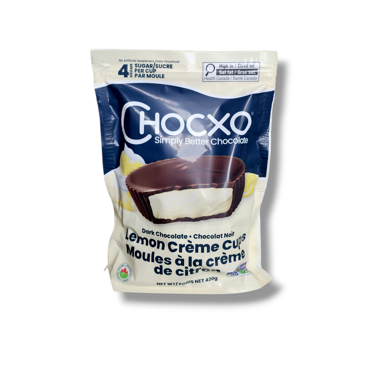 Choxco Dark Chocolate Lemon Creme Cups (420g)