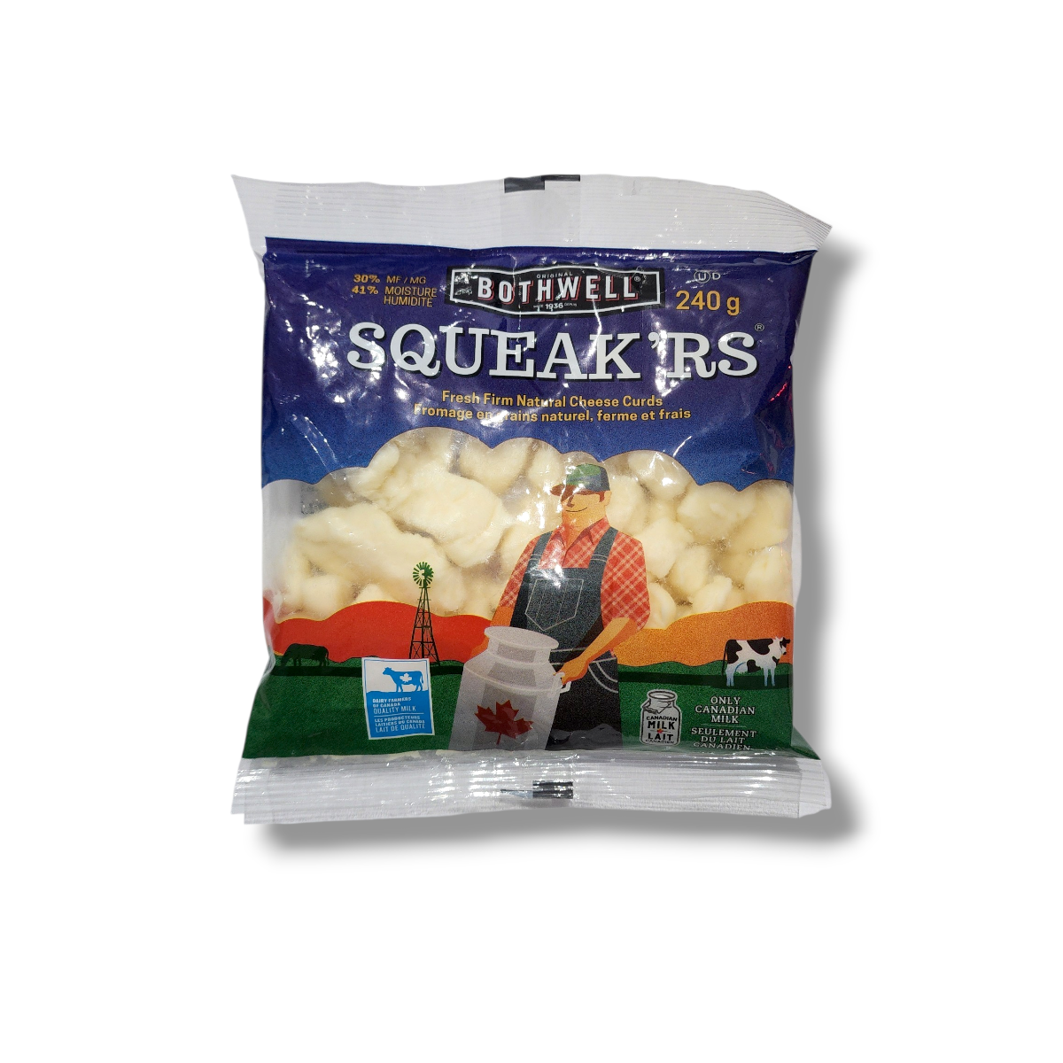 Bothwell Squeak'rs Natural Cheese Curds (240g)