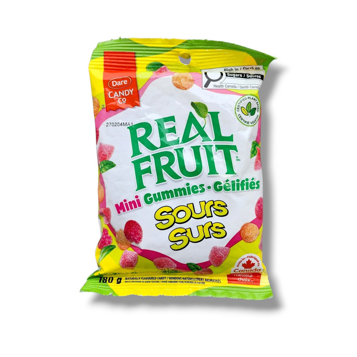 Dare Candy Real Fruit Sours Minis (180g)