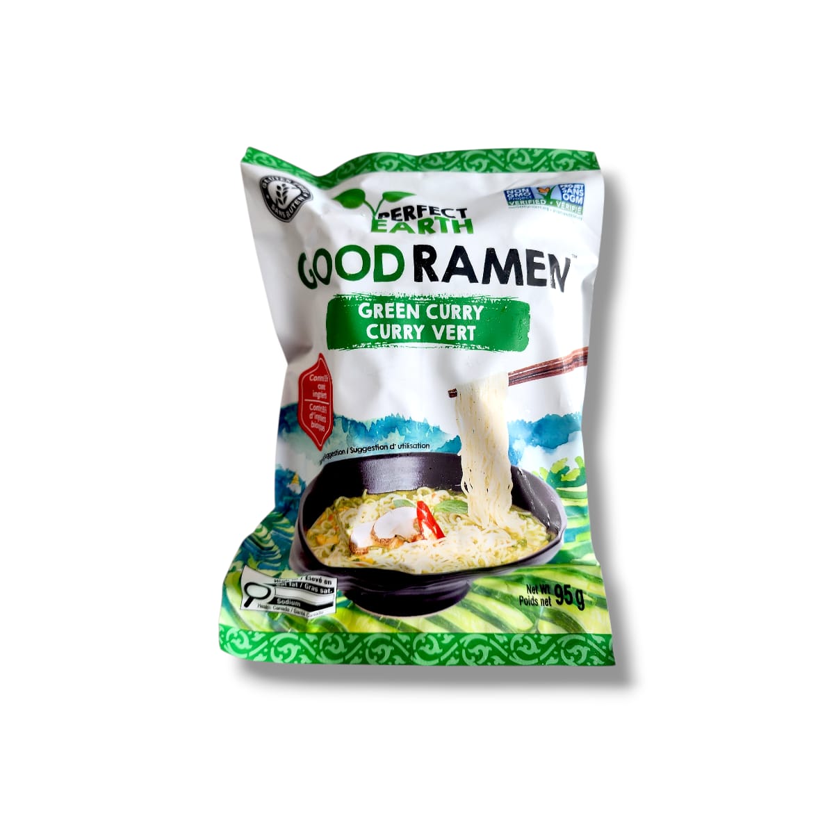 Perfect Earth Organic Brown Rice Ramen – Thai Green Curry – 95g