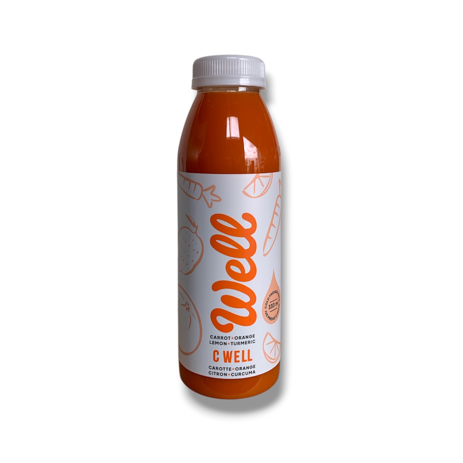 Well Carrot Orange Lemon Turmeric (333mL)