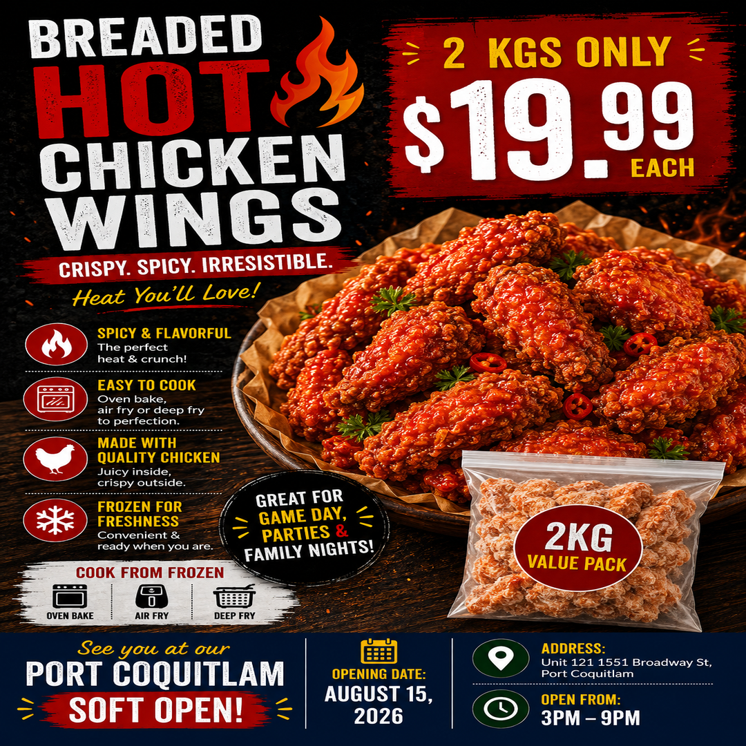 Breaded Hot Chicken Wings Frozen