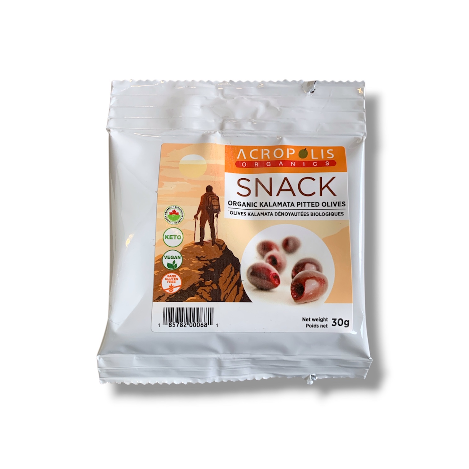 Acropolis Snack Organic Kalamata Pitted Olives (30g)