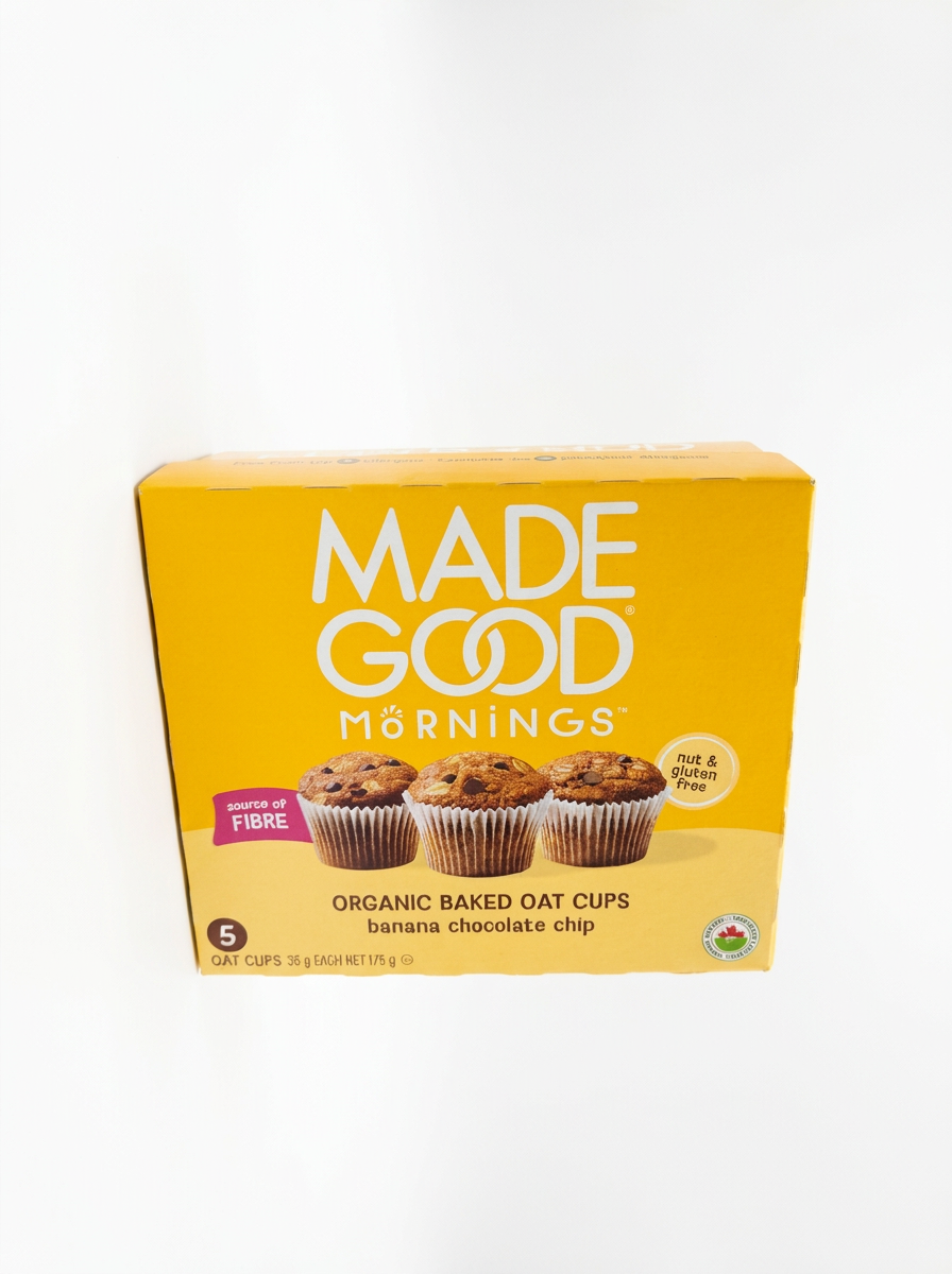 Made Good Organic Baked Oat Cups Banana Chocolate Chip (175g)