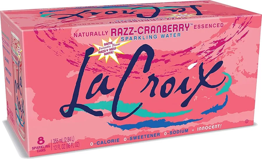 La Croix Cranberry-Raspberry Sparkling Water (8x355ml)