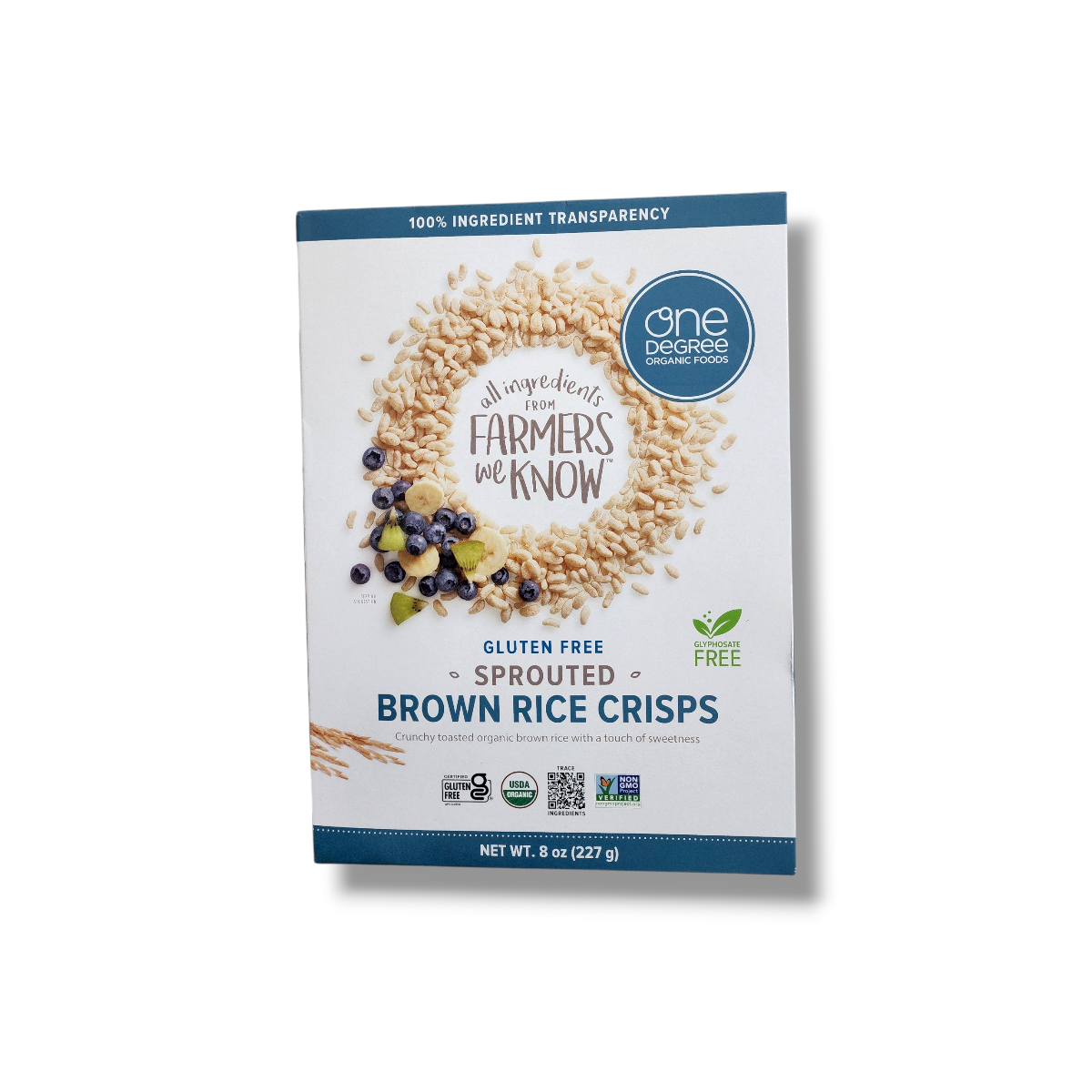 One Degree Sprouted Brown Rice Crisps (227g)