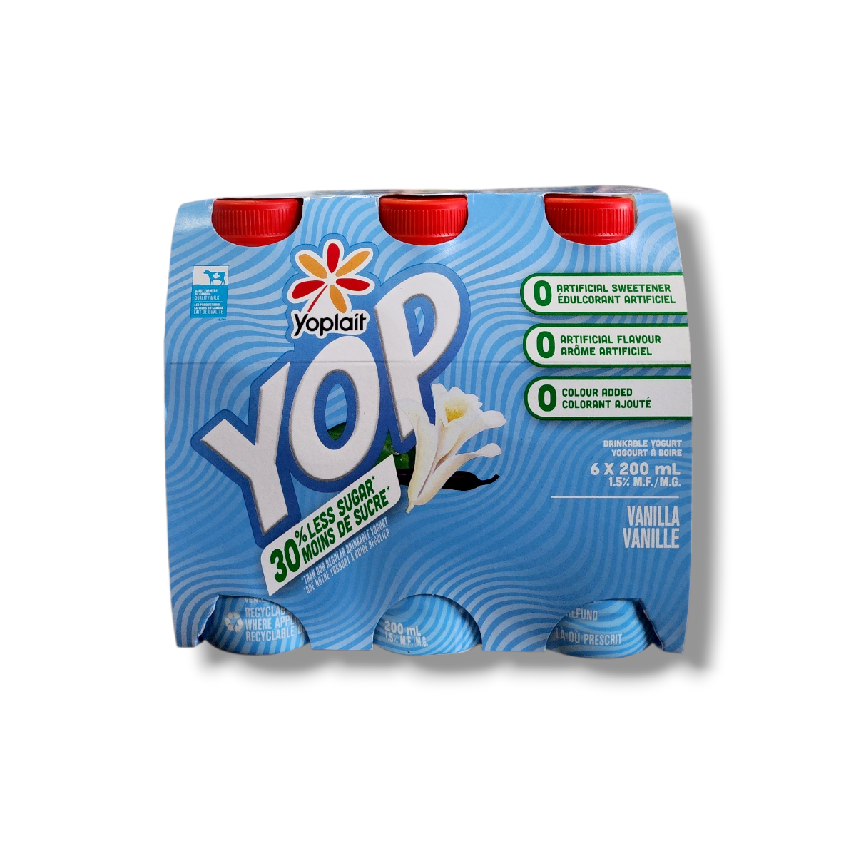 Yoplait Yop Vanilla (6x200mL)