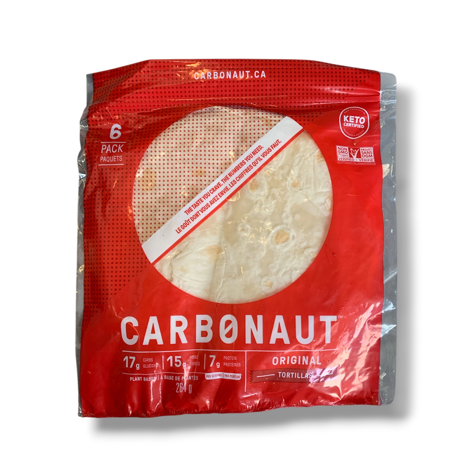 Carbonaut Original Tortillas (264g)