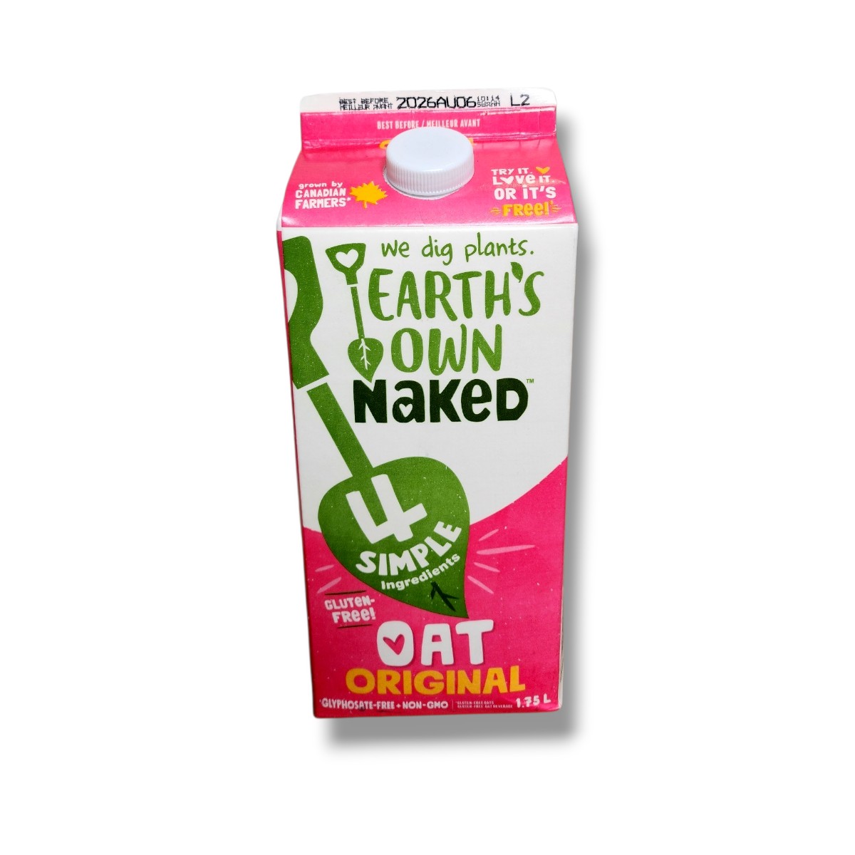 Earth's Own Naked Oat Original (1.75L)