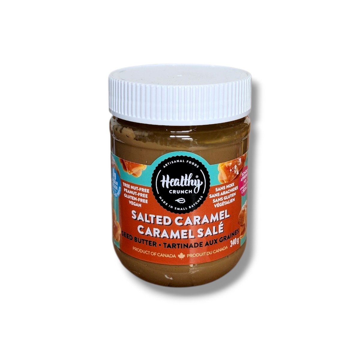 Healthy Crunch Salted Caramel Seed Butter (340g)