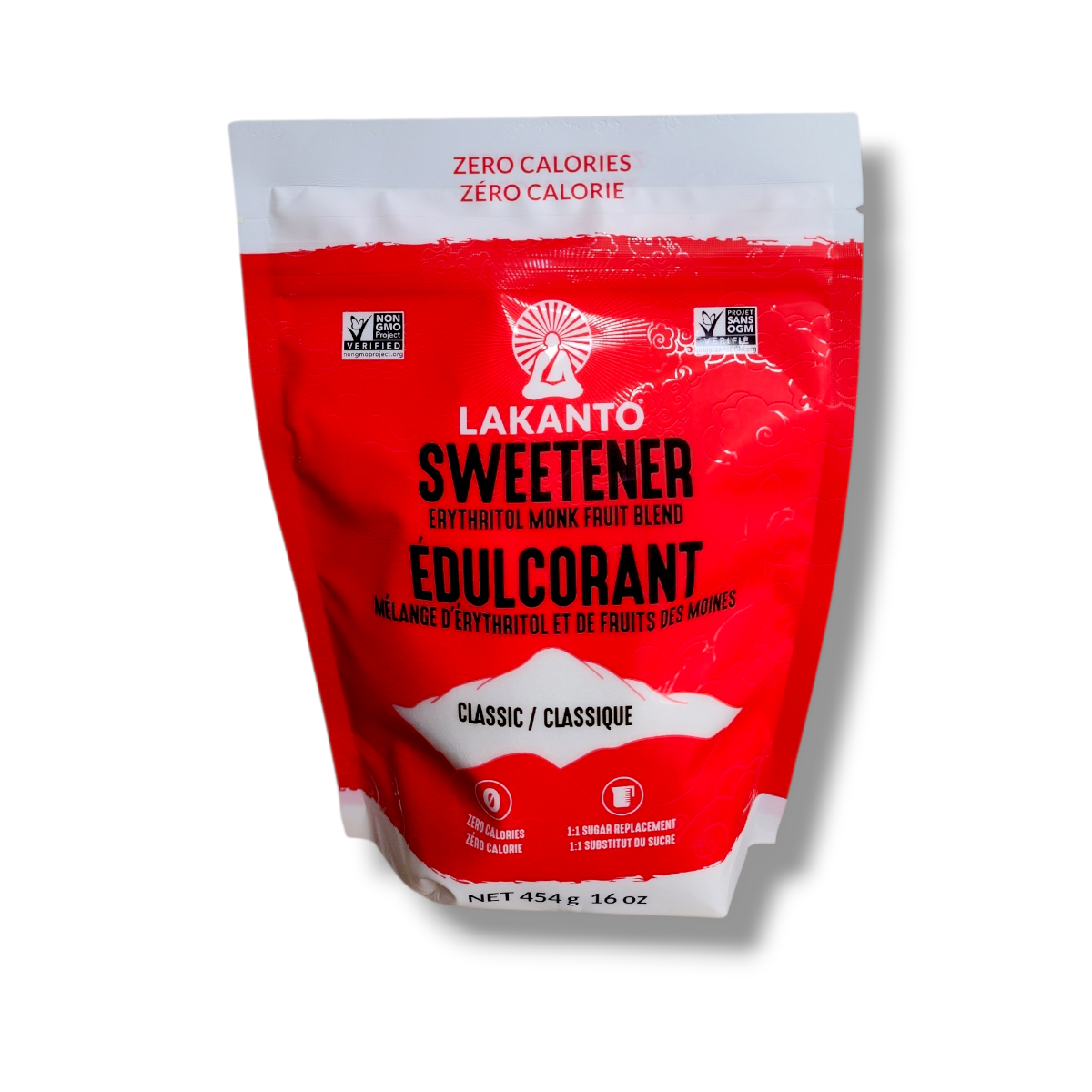LAKANTO Sweetner Erythritol Monk Fruit Blend Classic (454g)