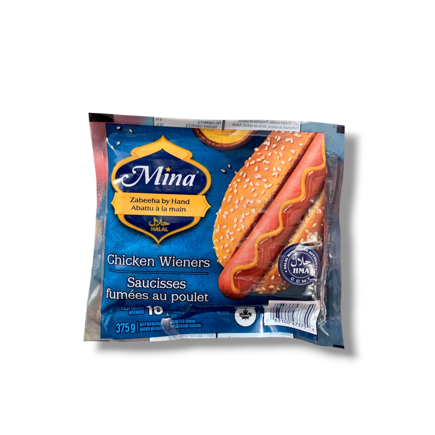 Mina Chicken Wieners (375g)