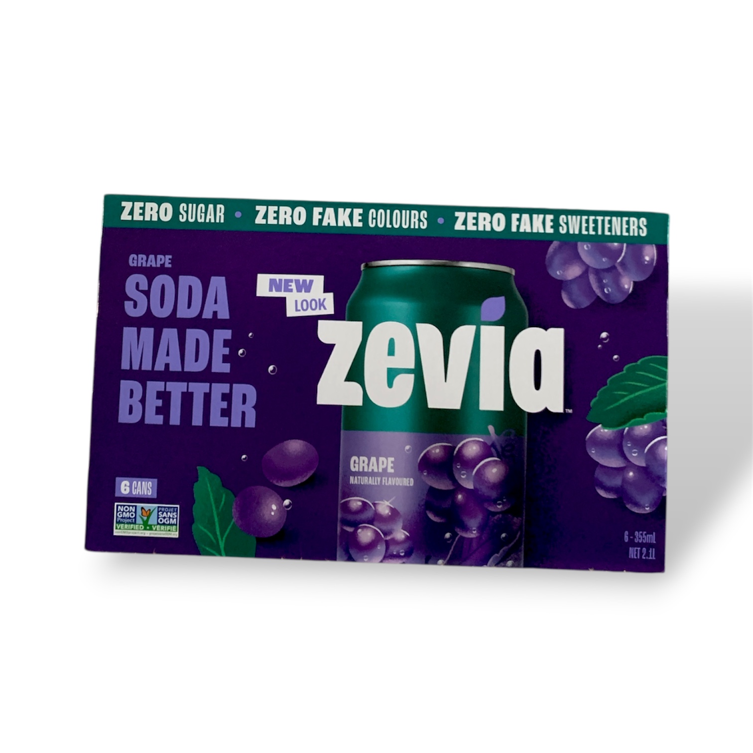 Zevia Grape Soda (6x355mL)