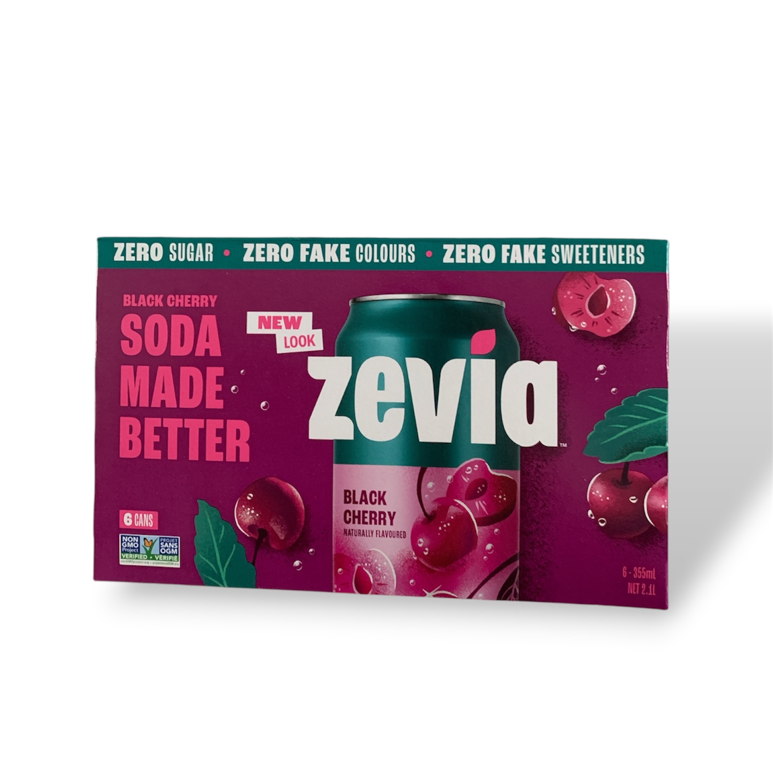 Zevia Black Cherry Soda (6x355mL)