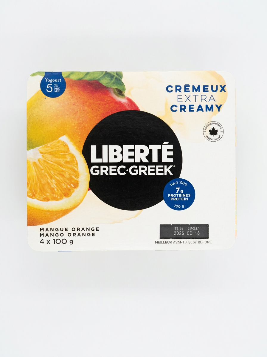 Liberte Greek MAngo Orange (4x100g)