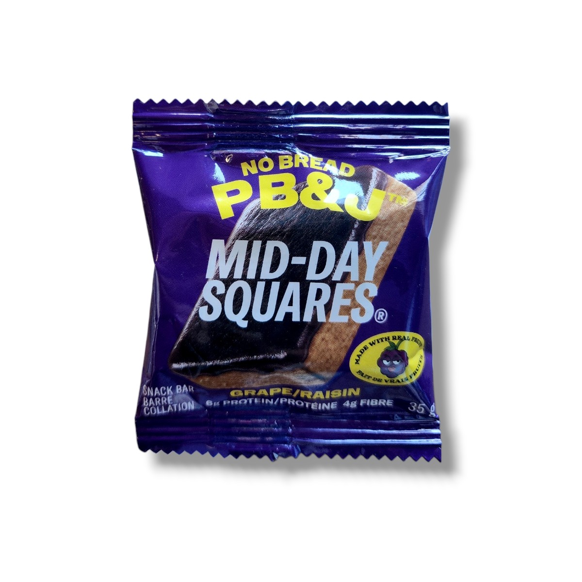 Mid-Day Squares No Bread PB&J Grape (35g)