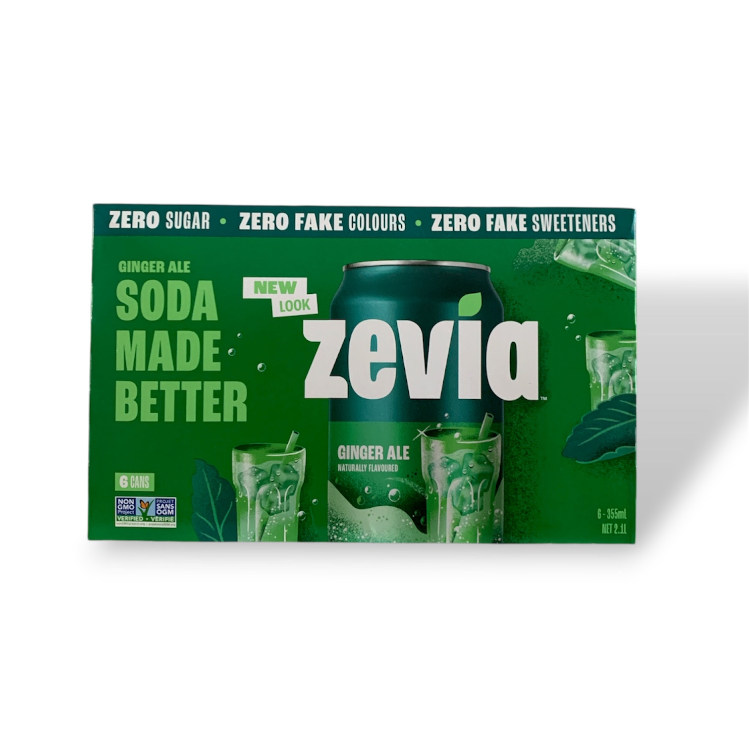Zevia Ginger Ale (6x355mL)
