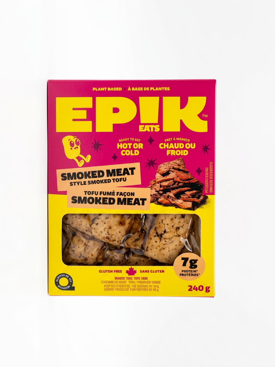 Epik Eats Smoked Meat Style Tofu (240g)