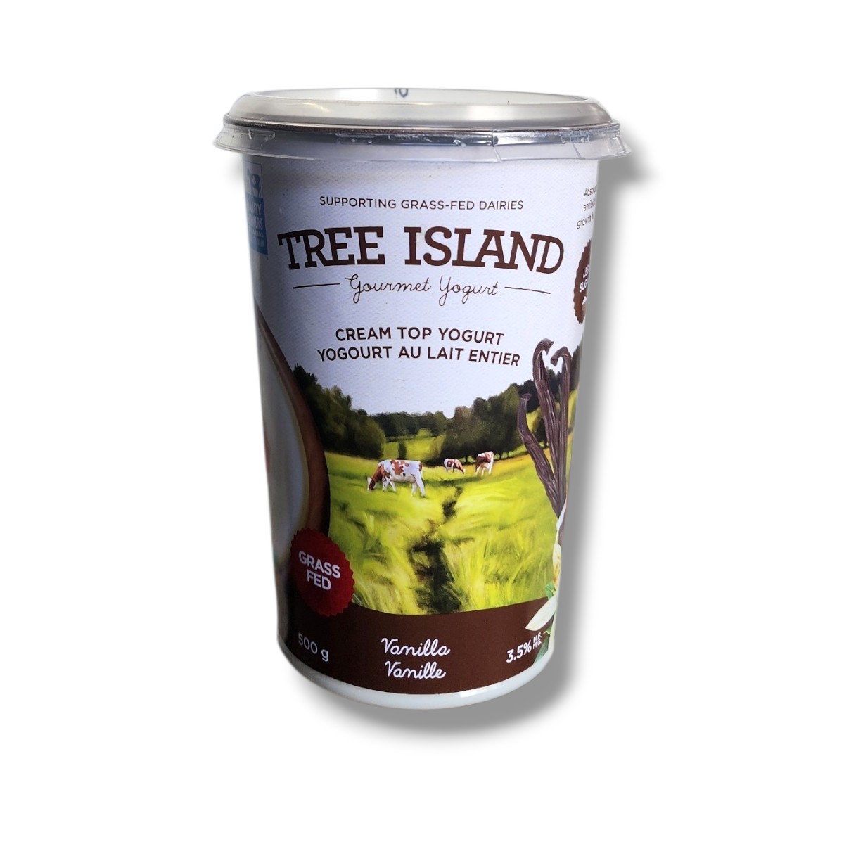 Tree Island Cream Top Yogurt Vanilla (500g)