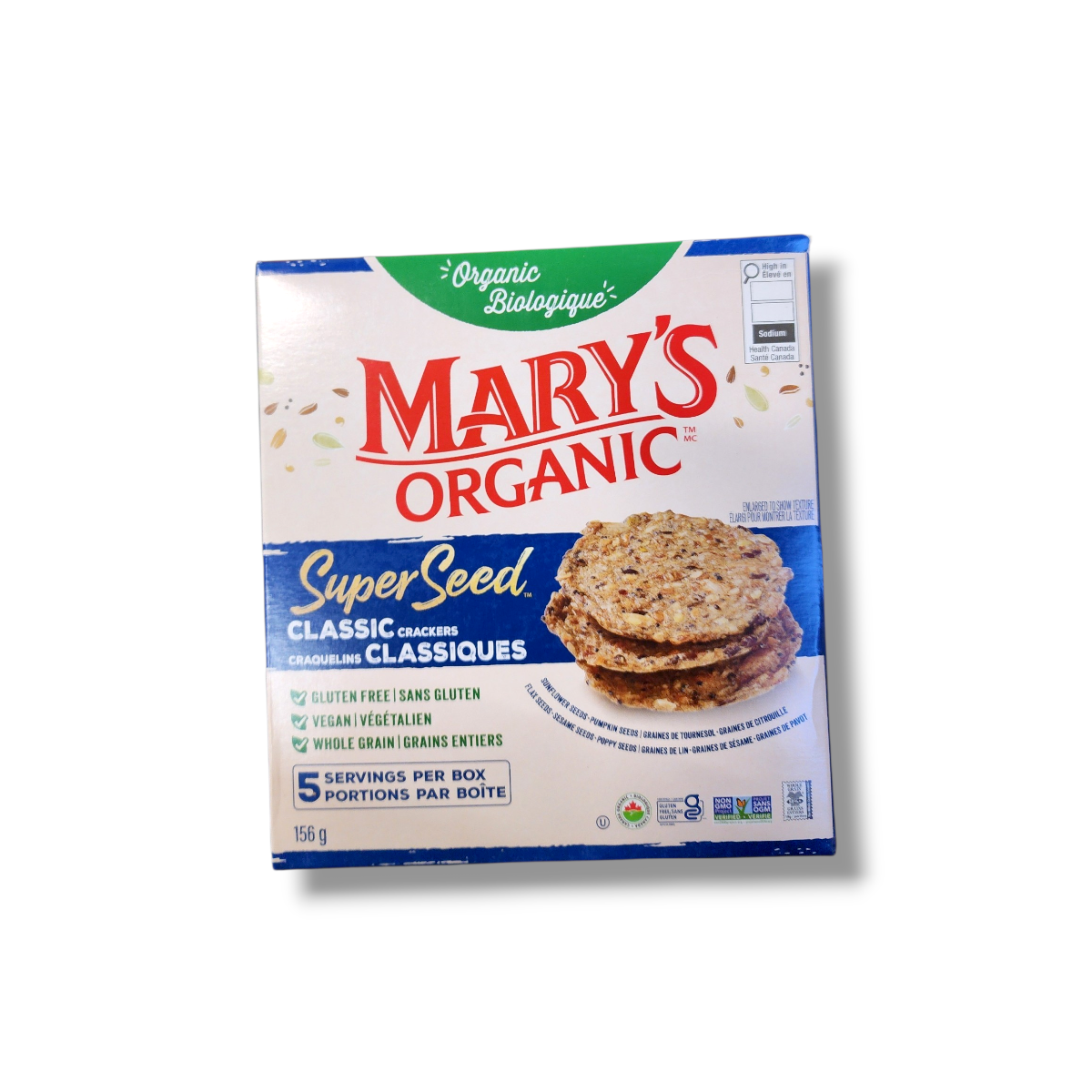 Mary's Organic Super Seed Super Grains Classic Crackers (156g)